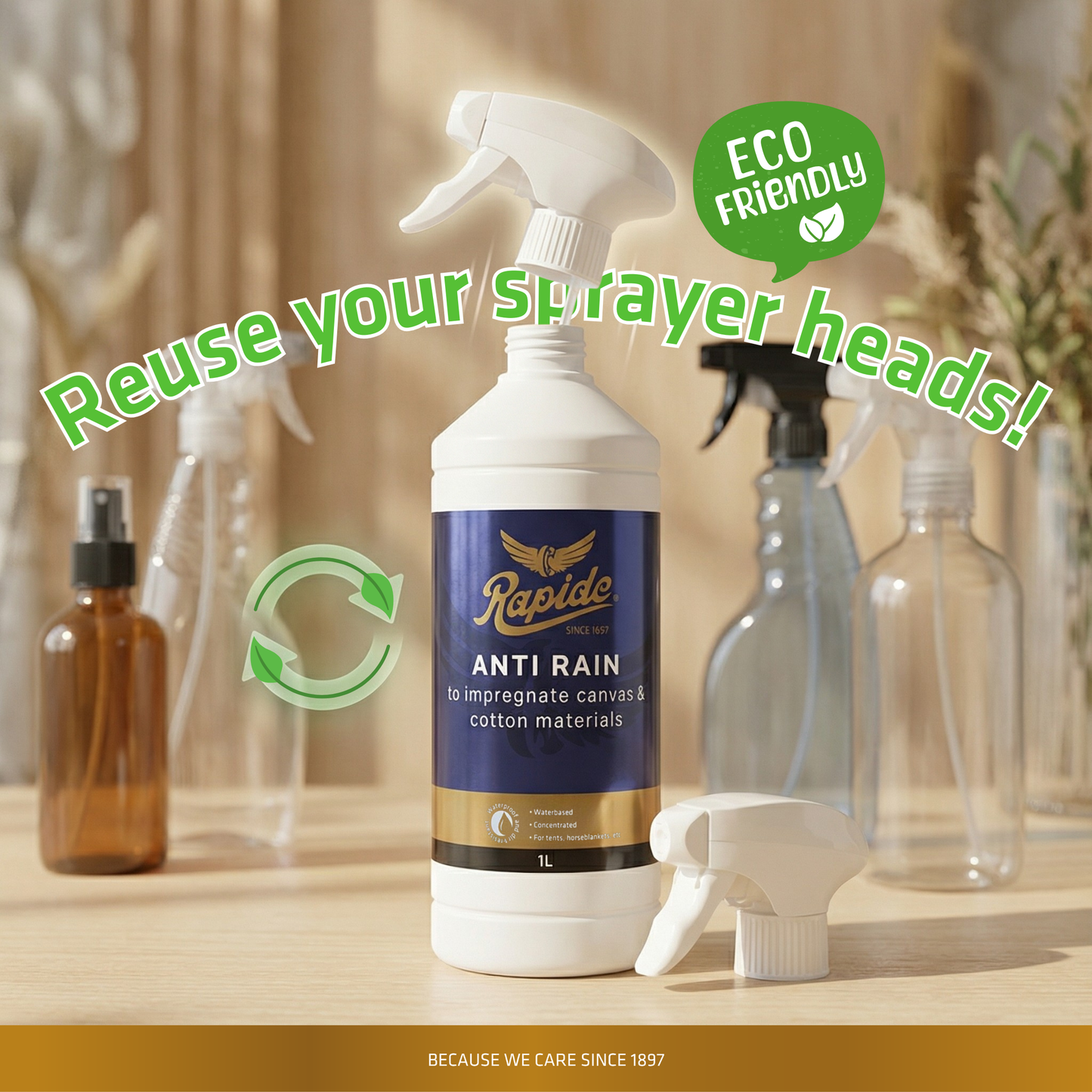 Sprayer voor soapie / dressing /anti-rain